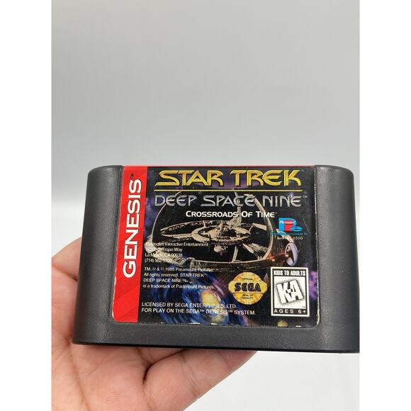 Star Trek Deep Space Nine: Crossroads of Time (SEGA Genesis) TESTED Works - Picture 1 of 6